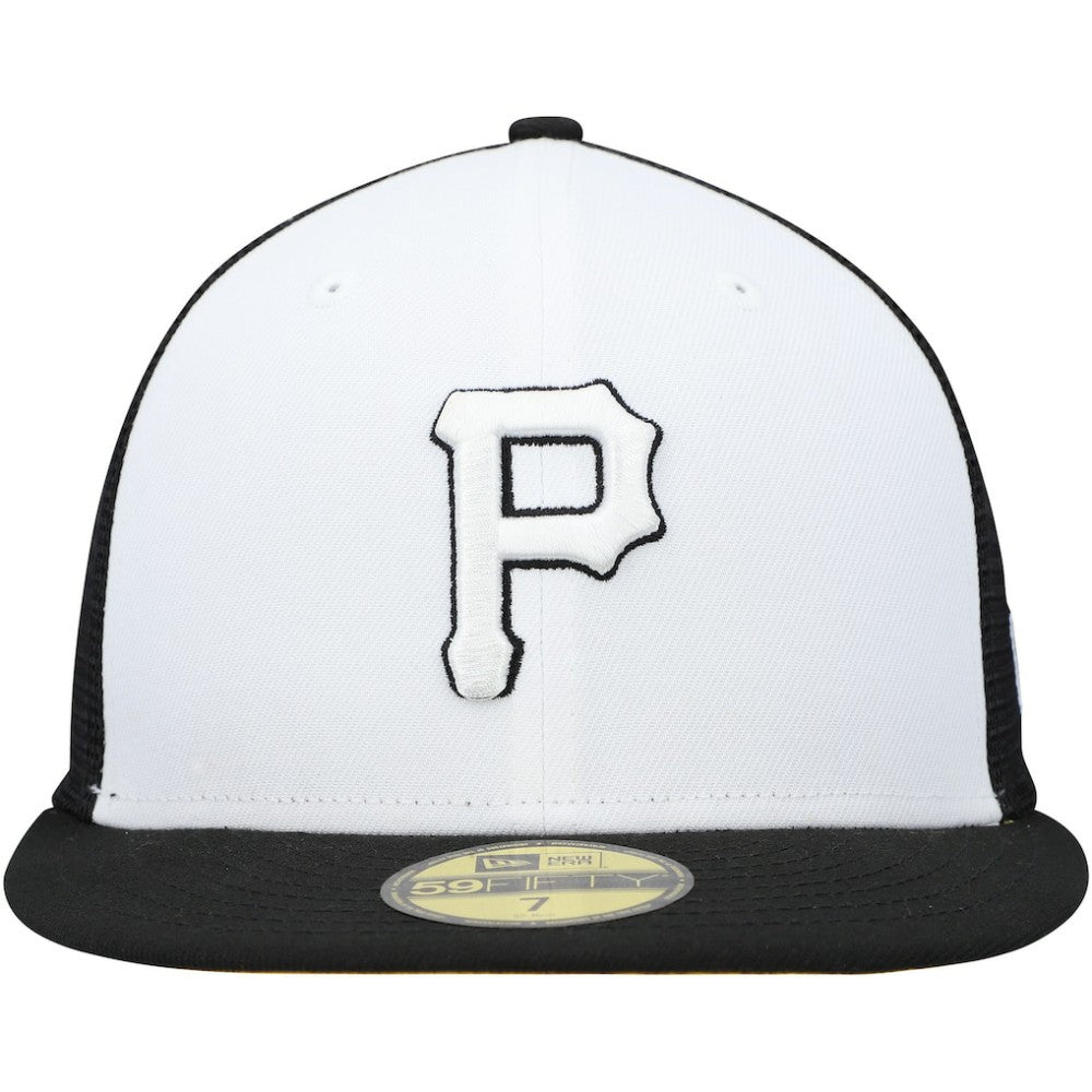 Pittsburgh Pirates New Era 2023 On-Field Batting Practice 59FIFTY Fitted Hat - White/Black Hats