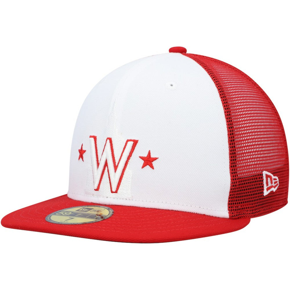 Washington Nationals New Era 2023 On-Field Batting Practice 59FIFTY Fitted Hat - White/Red Hats