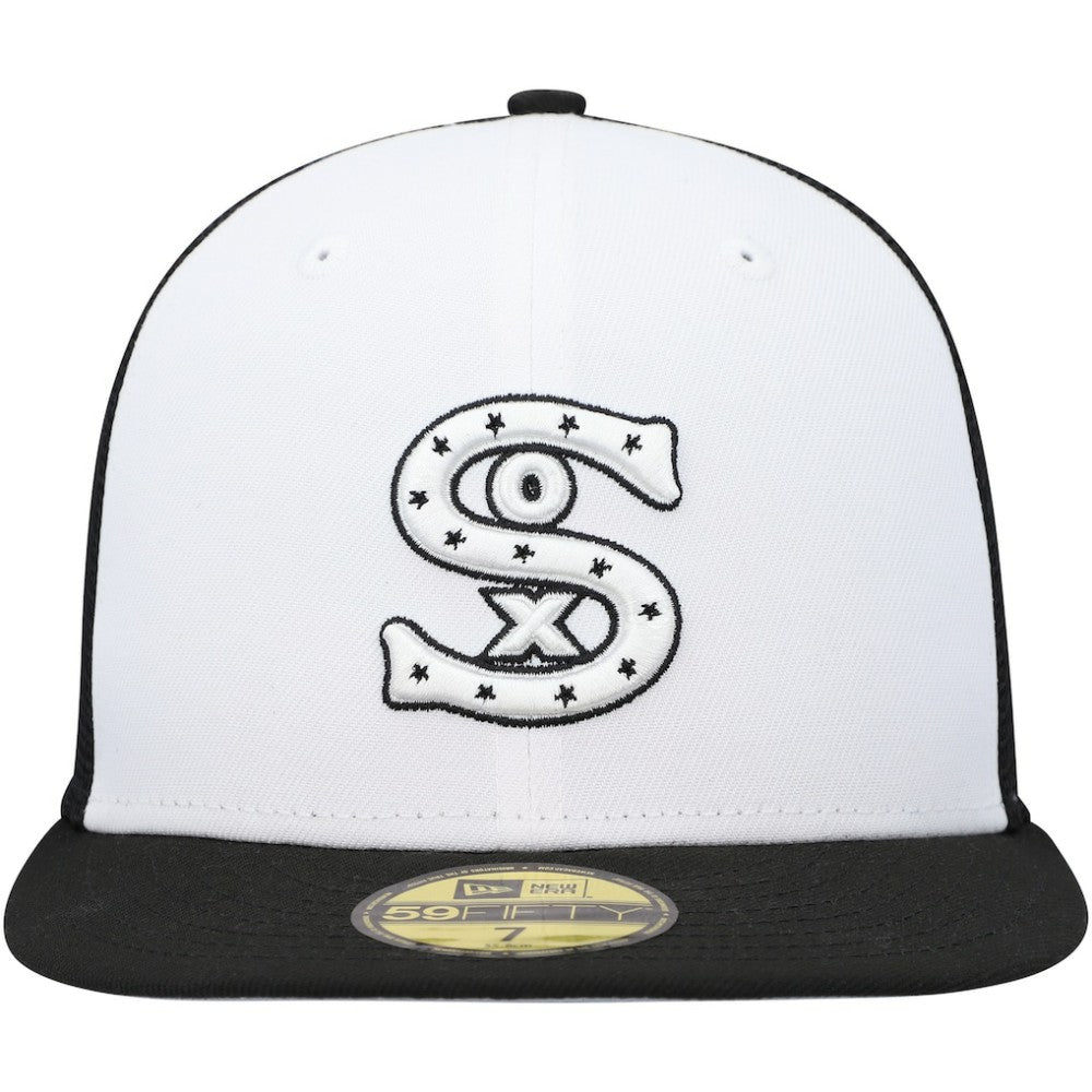 Chicago White Sox New Era 2023 On-Field Batting Practice 59FIFTY Fitted Hat - White/Black Hats
