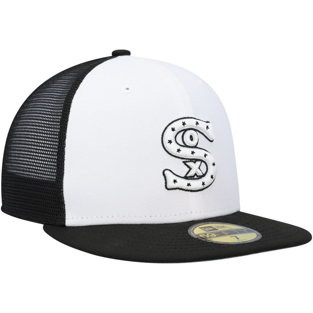 Chicago White Sox New Era 2023 On-Field Batting Practice 59FIFTY Fitted Hat - White/Black Hats
