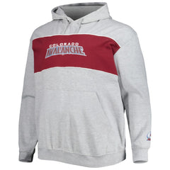Nathan MacKinnon Colorado Avalanche Big & Tall Player Pullover Hoodie - Heather Gray | US 4992919