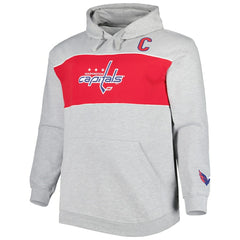 Alexander Ovechkin Washington Capitals Big & Tall Player Pullover Hoodie - Heather Gray | US 4992920