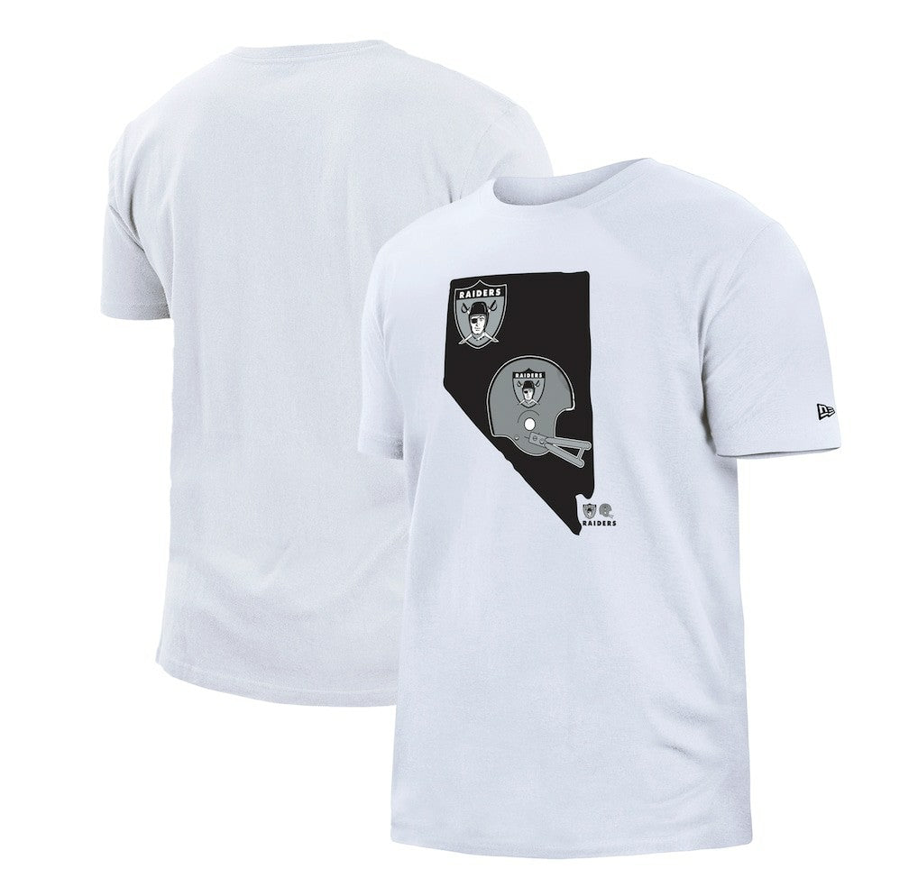 Las Vegas Raiders New Era Gameday State T-Shirt - White T-shirts
