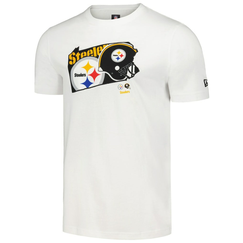 Pittsburgh Steelers New Era Gameday State T-Shirt - White T-shirts