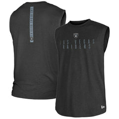 Las Vegas Raiders New Era Team Muscle Tank Top - Black Tops