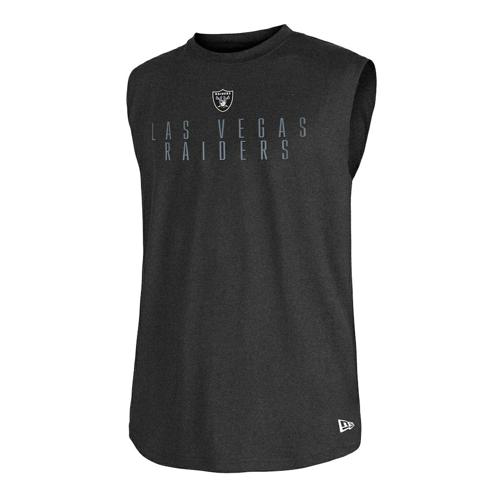 Las Vegas Raiders New Era Team Muscle Tank Top - Black Tops