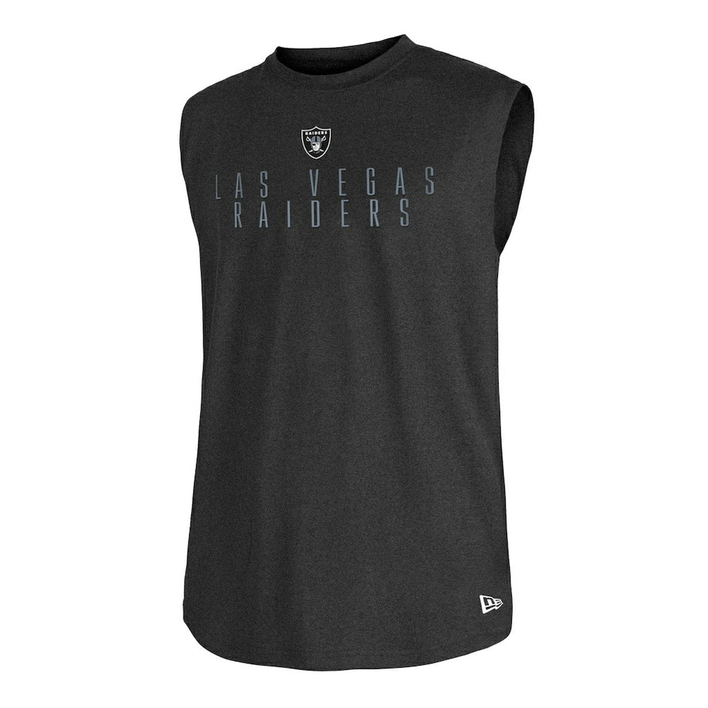 Las Vegas Raiders New Era Team Muscle Tank Top - Black Tops