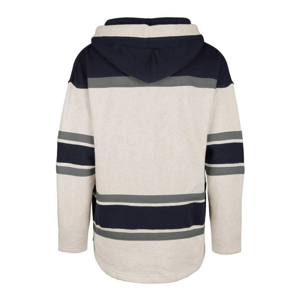 Columbus Blue Jackets '47 Rockaway Lace-Up Pullover Hoodie - Oatmeal | US 4993235
