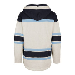 Seattle Kraken '47 Rockaway Lace-Up Pullover Hoodie - Oatmeal | US 4993238