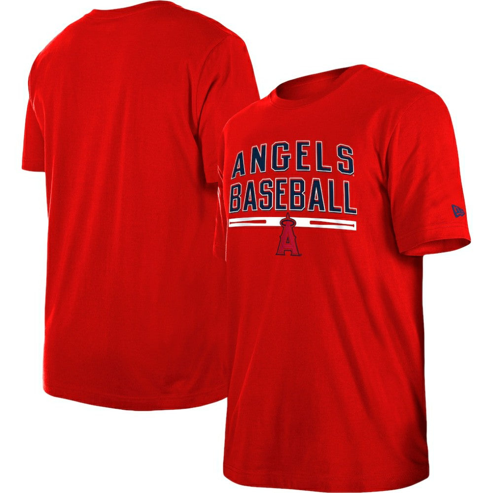Los Angeles Angels New Era Batting Practice T-Shirt - Red T-shirts