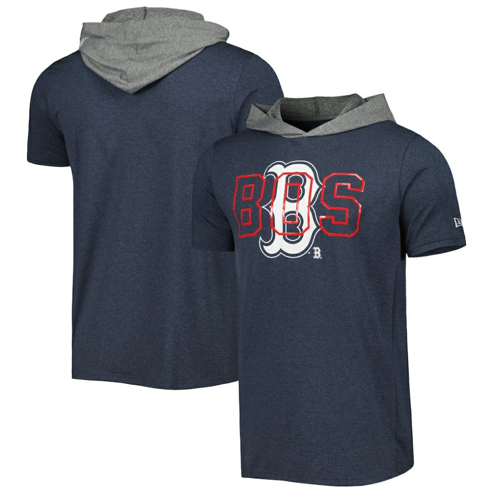 Boston Red Sox New Era Team Hoodie T-Shirt - Navy Hoodies
