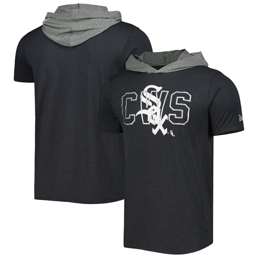 Chicago White Sox New Era Team Hoodie T-Shirt - Black Hoodies