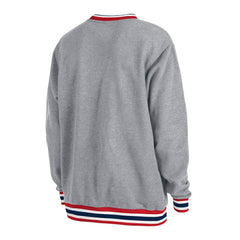 Chicago White Sox New Era Throwback Classic Pullover Sweatshirt - Heather Gray Pullover