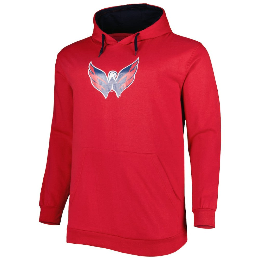 Washington Capitals Big & Tall Fleece Pullover Hoodie - Red | US 4995012