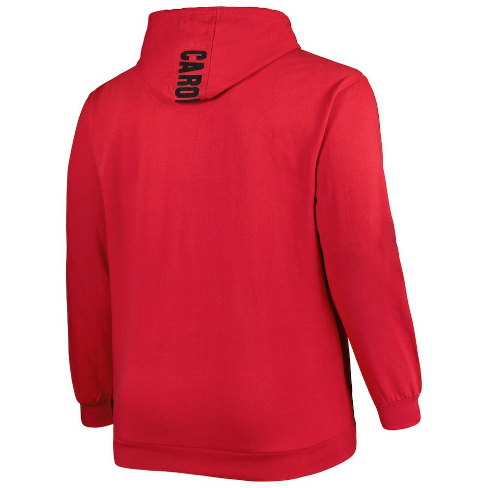 Carolina Hurricanes Big & Tall Fleece Pullover Hoodie - Red | US 4995015