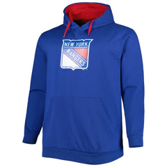 New York Rangers Big & Tall Fleece Pullover Hoodie - Blue | US 4995021