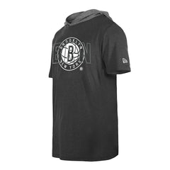 Brooklyn Nets Active Hoodie T-Shirt Black - New Era