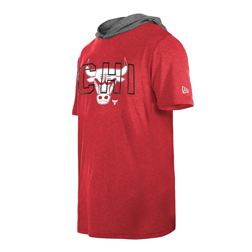 Chicago Bulls Active Hoodie T-Shirt Heather Red - New Era