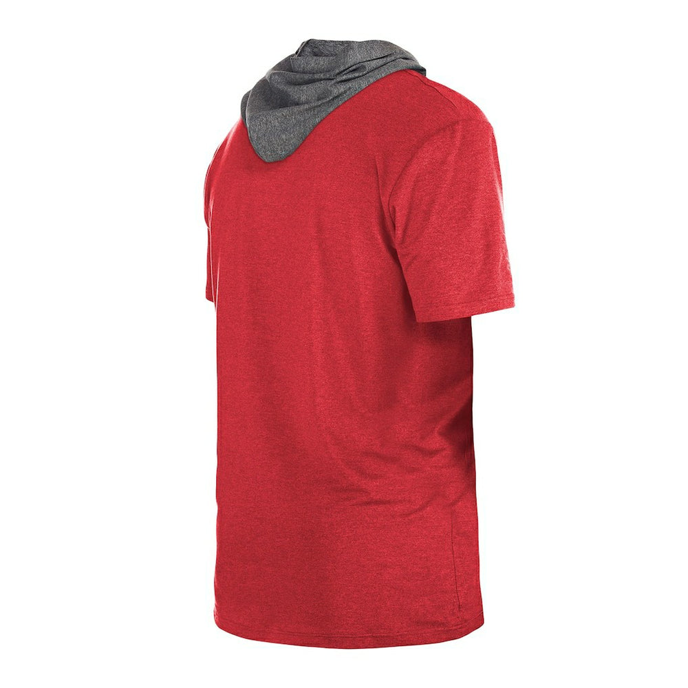 Chicago Bulls Active Hoodie T-Shirt Heather Red - New Era