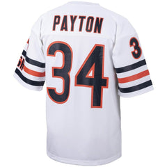Walter Payton Chicago Bears Big & Tall 1985 Retired Player Replica Jersey - White Jerseys