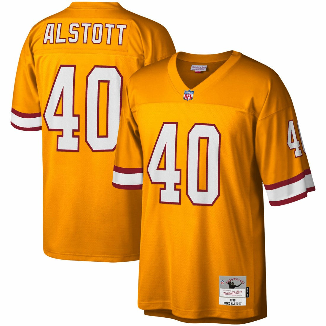 Mike Alstott Tampa Bay Buccaneers Big & Tall 1996 Retired Player Replica Jersey - Orange Jerseys