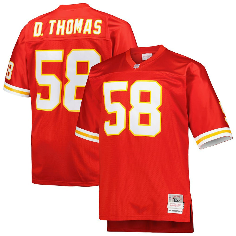 Derrick Thomas Kansas City Chiefs Big & Tall 1994 Retired Player Replica Jersey - Red Jerseys