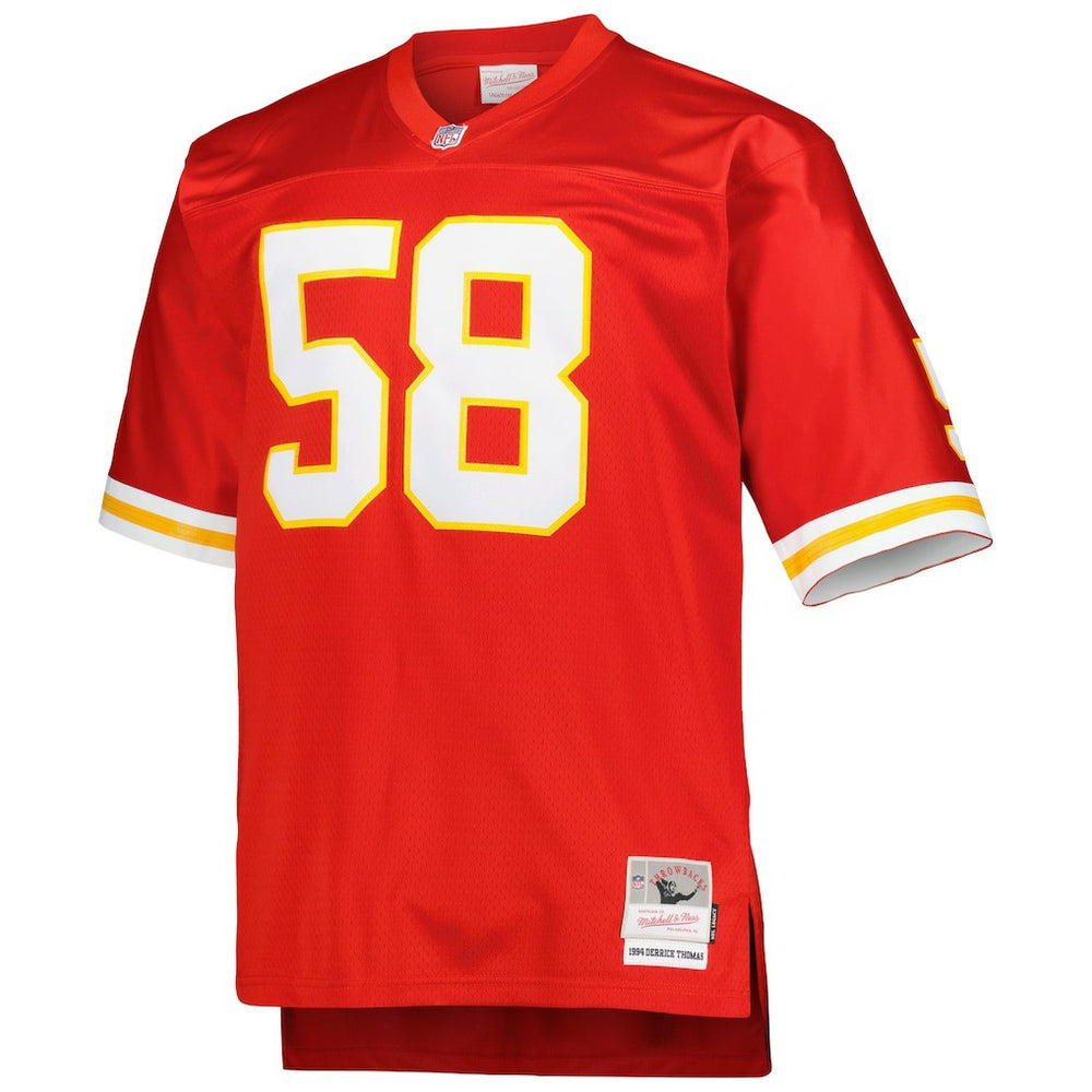Derrick Thomas Kansas City Chiefs Big & Tall 1994 Retired Player Replica Jersey - Red Jerseys