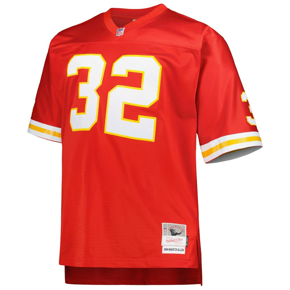 Marcus Allen Kansas City Chiefs Big & Tall 1994 Retired Player Replica Jersey - Red Jerseys