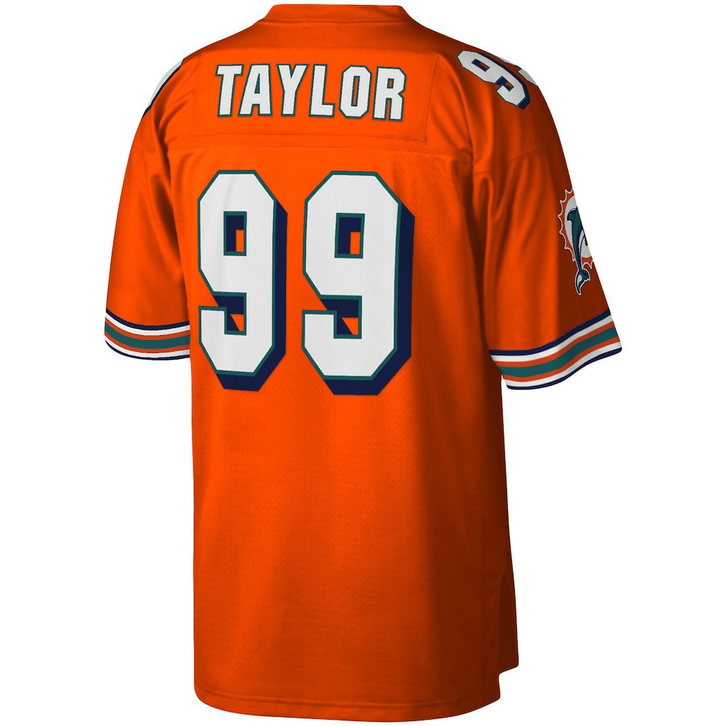 Jason Taylor Miami Dolphins Big & Tall 2004 Retired Player Replica Jersey - Orange Jerseys