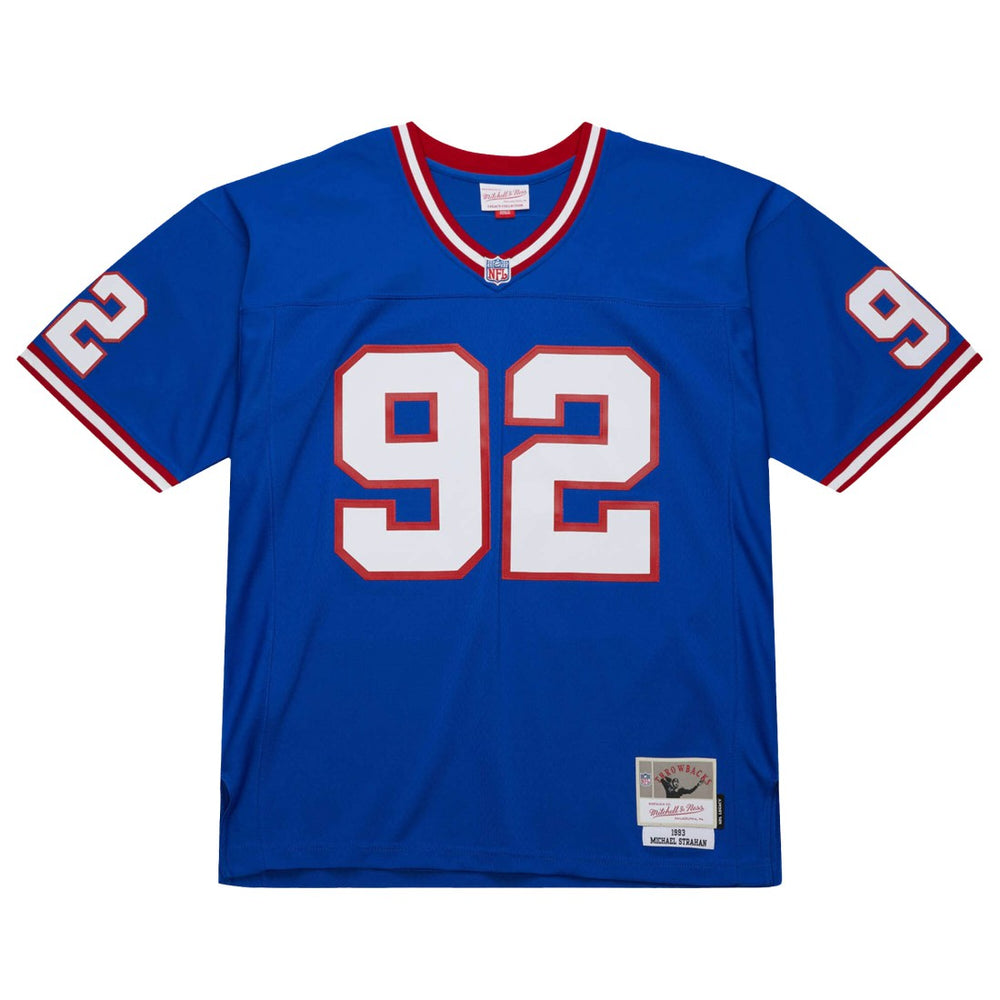 Michael Strahan New York Giants Big & Tall 1993 Retired Player Replica Jersey - Royal Jerseys