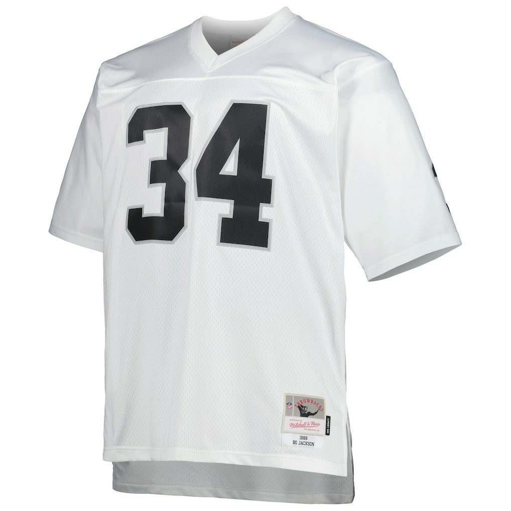 Bo Jackson Las Vegas Raiders Big & Tall 1988 Retired Player Replica Jersey - White Jerseys