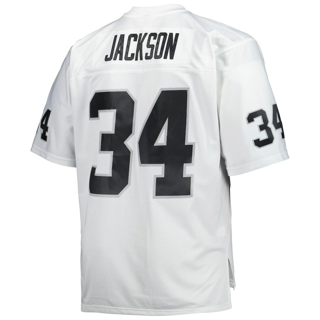 Bo Jackson Las Vegas Raiders Big & Tall 1988 Retired Player Replica Jersey - White Jerseys