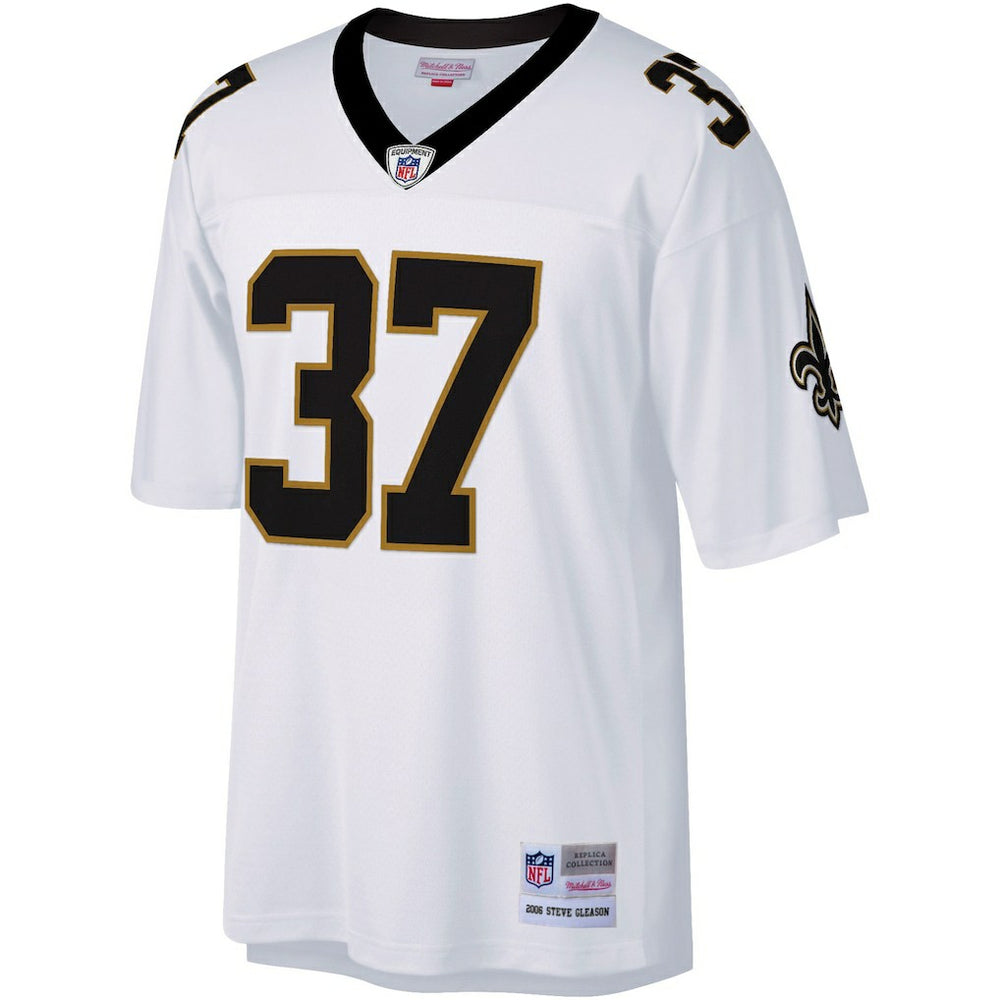 Steve Gleason New Orleans Saints Big & Tall 2006 Retired Player Replica Jersey - White Jerseys