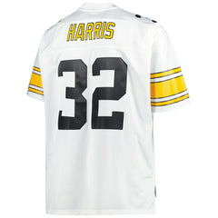Franco Harris Pittsburgh Steelers Big & Tall 1976 Retired Player Replica Jersey - White Jerseys