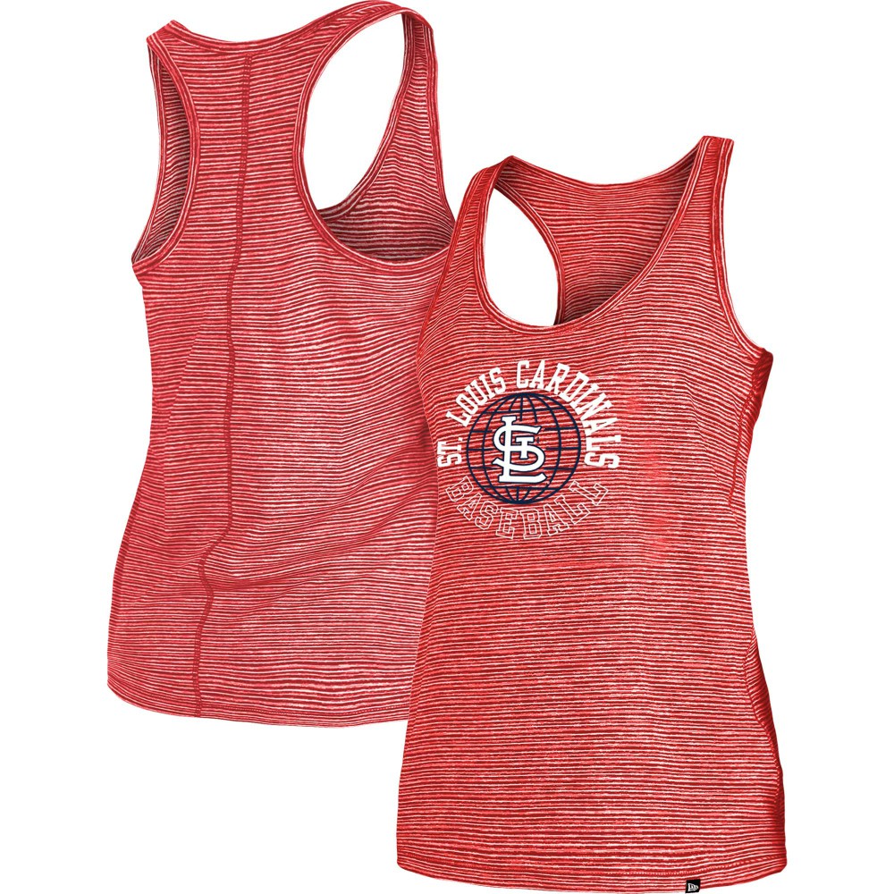 St. Louis Cardinals New Era Women's Active Racerback Tank Top - Red Tanks