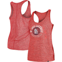 St. Louis Cardinals New Era Women's Active Racerback Tank Top - Red Tanks
