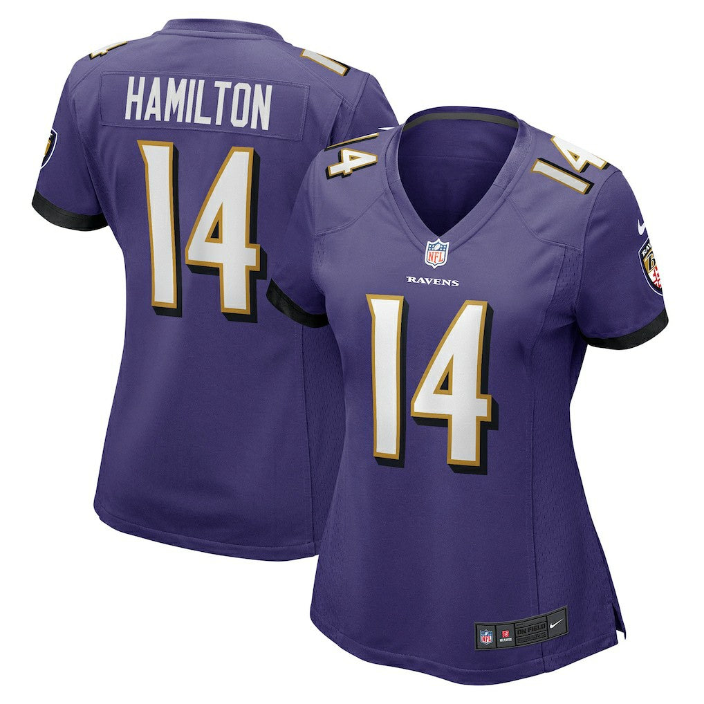 Kyle Hamilton Baltimore Ravens Women's Player Game Jersey - Purple Jerseys