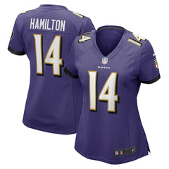 Kyle Hamilton Baltimore Ravens Women's Player Game Jersey - Purple Jerseys