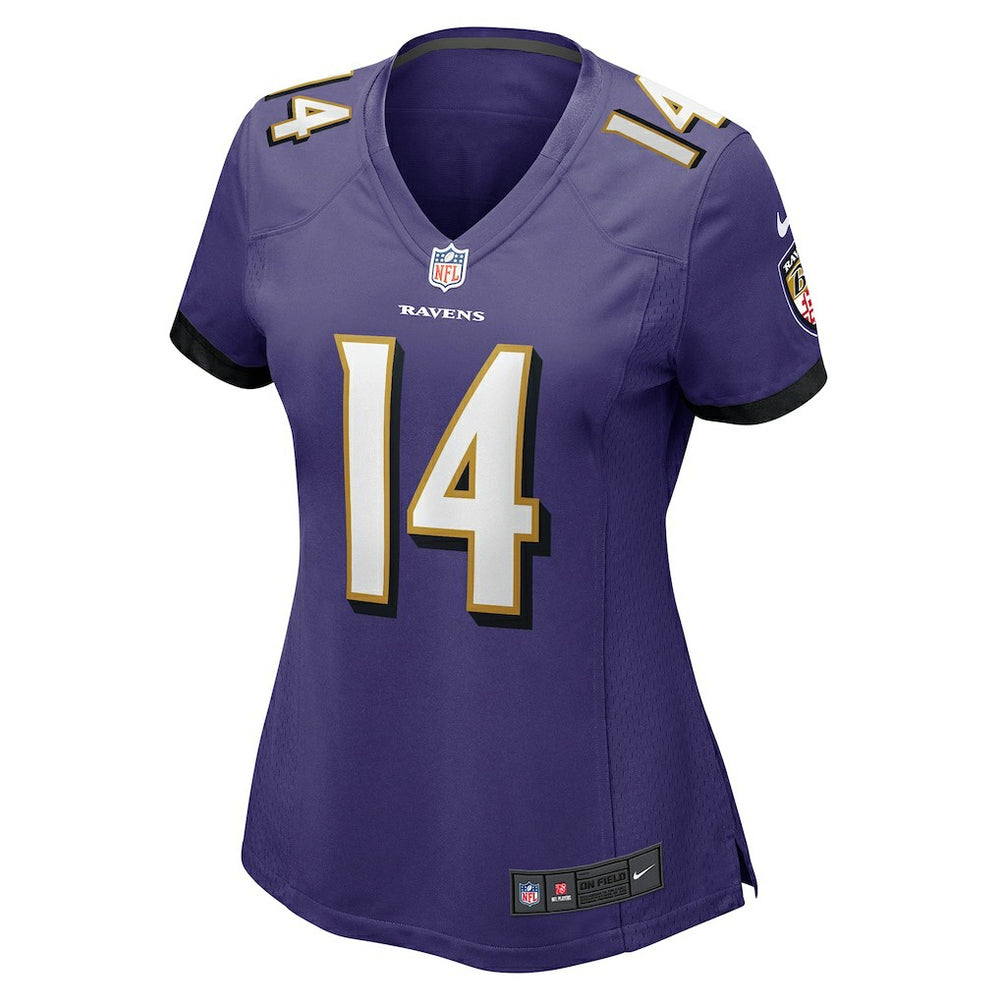 Kyle Hamilton Baltimore Ravens Women's Player Game Jersey - Purple Jerseys