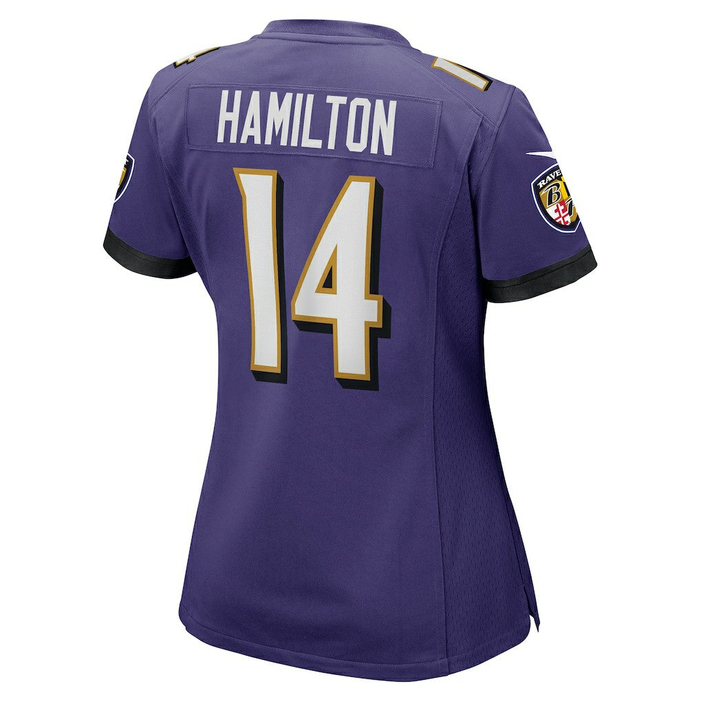 Kyle Hamilton Baltimore Ravens Women's Player Game Jersey - Purple Jerseys