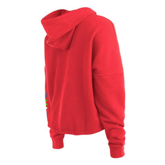 Chicago Bulls Women's Color Pack Cropped Top Pullover Hoodie Red - New Era outlet