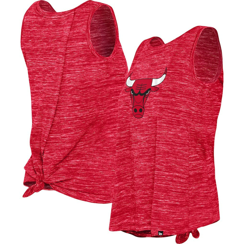 Chicago Bulls Women's Space Dye Active Tank Top Red - New Era outlet