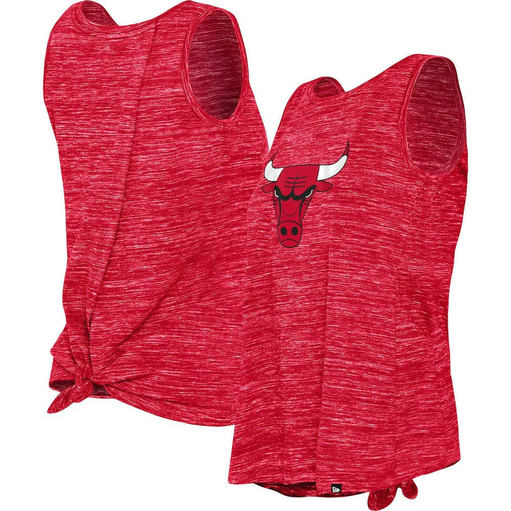 Chicago Bulls Women's Space Dye Active Tank Top Red - New Era outlet