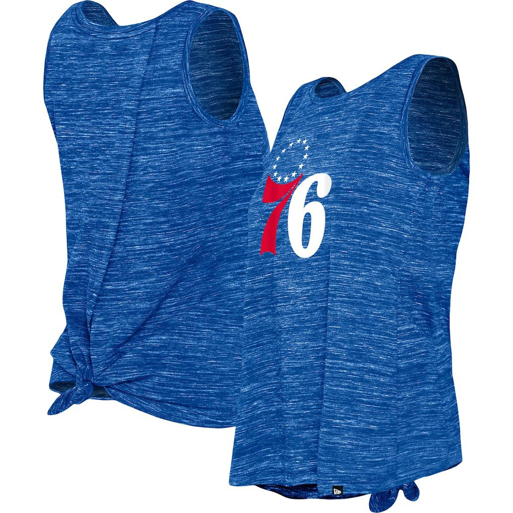Philadelphia 76ers Women's Space Dye Active Tank Top Royal - New Era