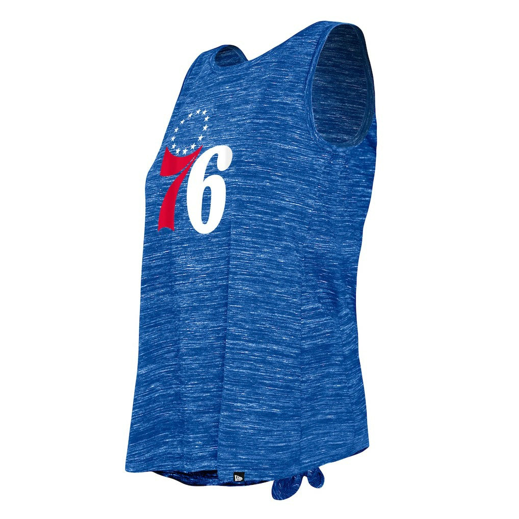 Philadelphia 76ers Women's Space Dye Active Tank Top Royal - New Era