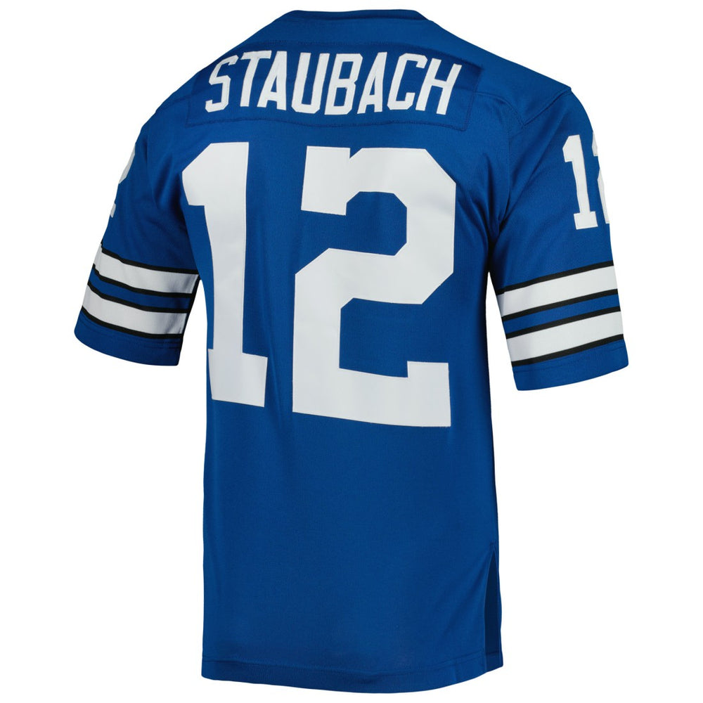 Roger Staubach Dallas Cowboys 1971 Authentic Throwback Retired Player Jersey - Royal Jerseys