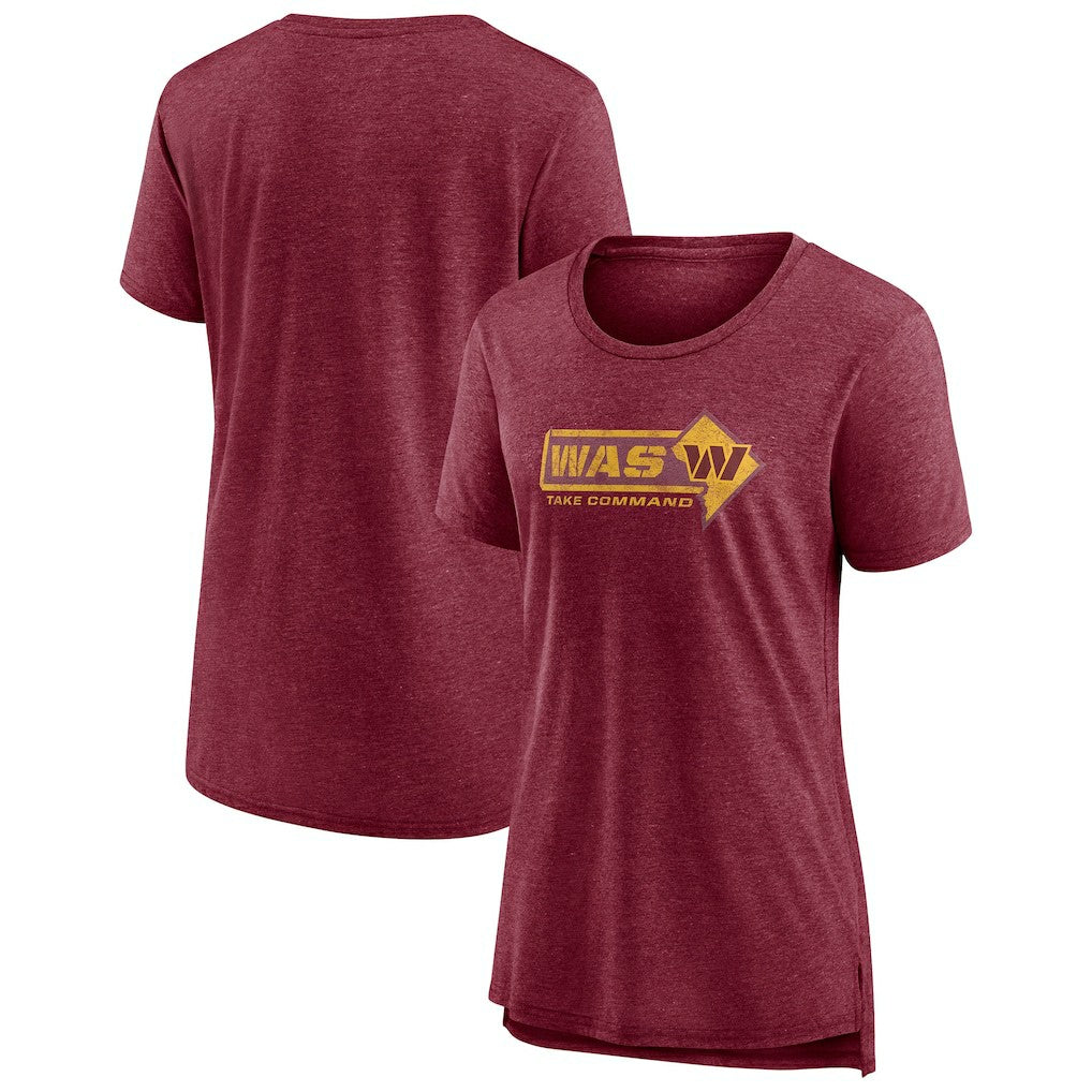 Washington Commanders Women's Hometown First Down T-Shirt - Heather Burgundy T-shirts