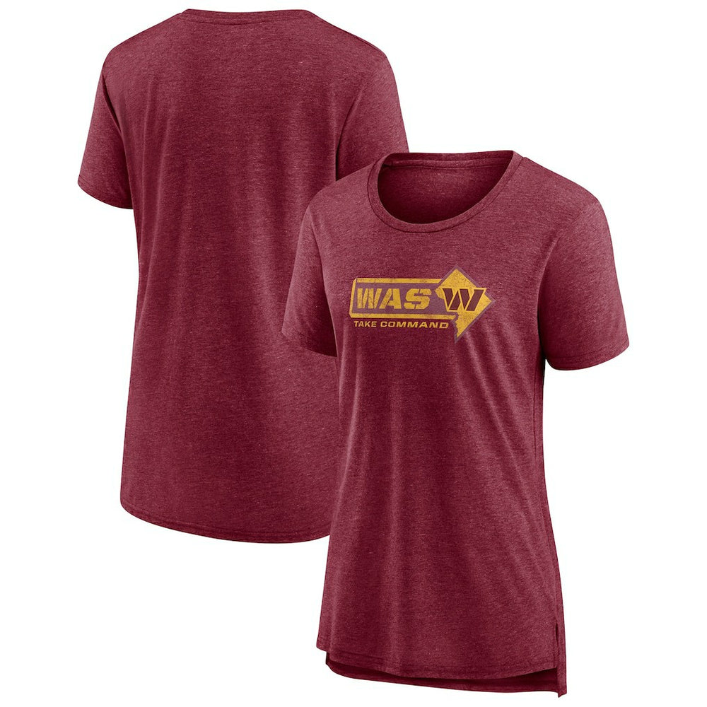 Washington Commanders Women's Hometown First Down T-Shirt - Heather Burgundy T-shirts