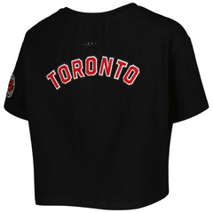 Toronto Raptors Pro Standard Women's Classics Boxy T-Shirt Black