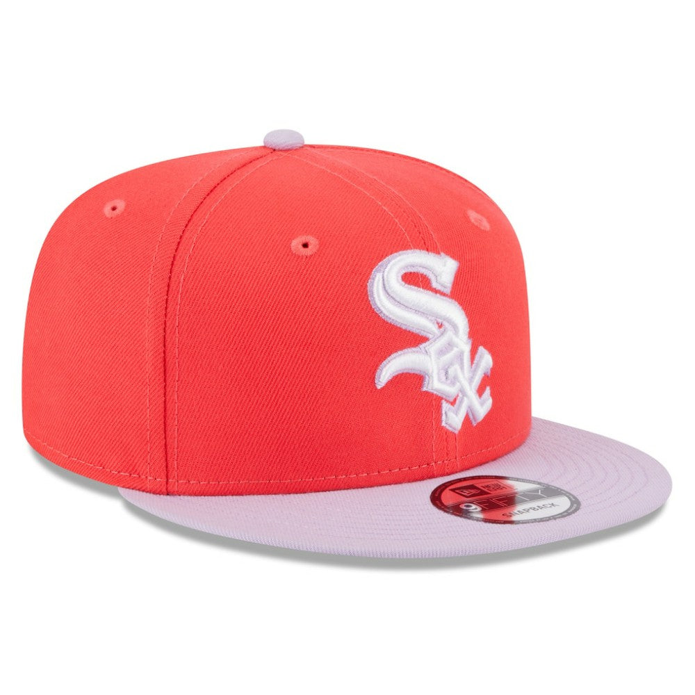 Chicago White Sox New Era Spring Basic Two-Tone 9FIFTY Snapback Hat - Red/Purple Hats